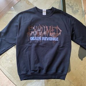Exhumed “death revenge” album sweatshirt, size medium
